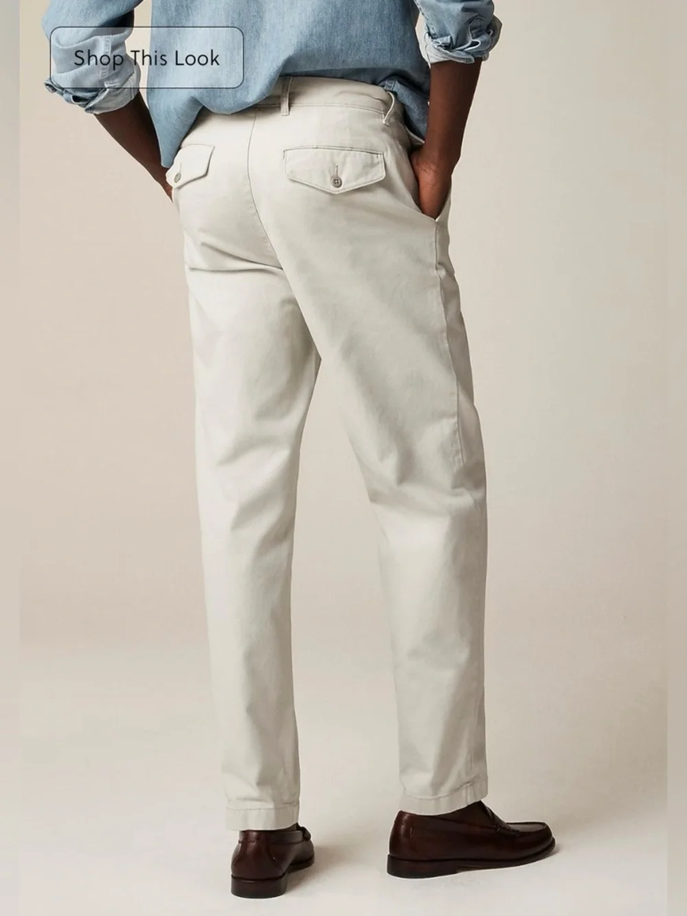 J.Crew Classic chino pant in stone